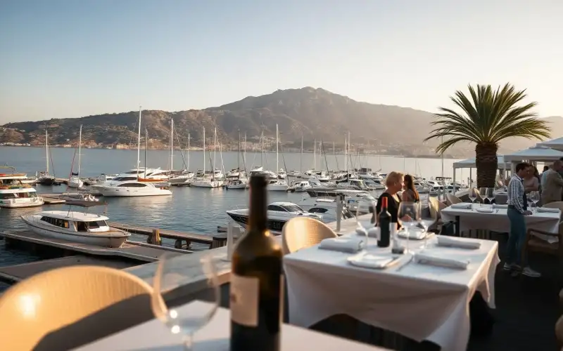 Limassol's Dasoudi Beach offers a stunning view of the marina, perfect for business travelers and leisure seekers alike