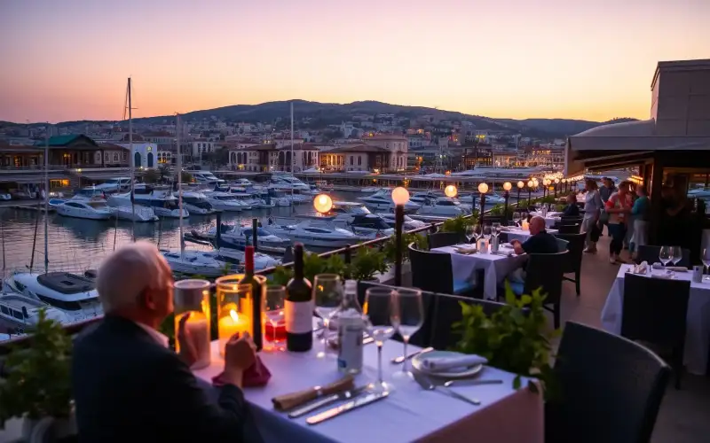 Limassol's vibrant marina blends luxury yachts, modern architecture, and a lively atmosphere perfect for business or leisure