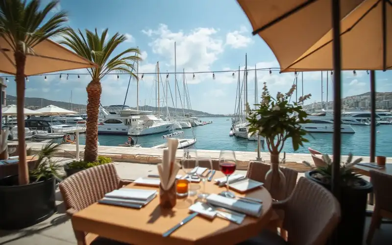 Limassol's vibrant marina sparkles with modern energy, perfect for business travel and exploring Cyprus's coastal beauty