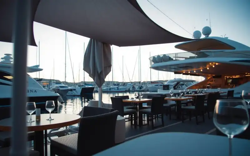 Luxury yachts bob in Limassol Marina, a vibrant hub for leisure, business, and exploring Cyprus's wine region