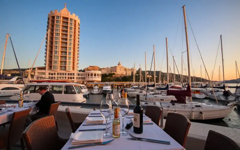 Limassol's vibrant marina blends business and leisure, offering stunning views and easy access to nearby wineries