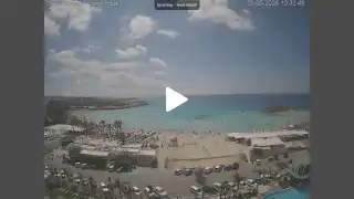 Thumbnail May 25, 2026 08:00 Ayia Napa Cyprus - Nissi Beach Panorama