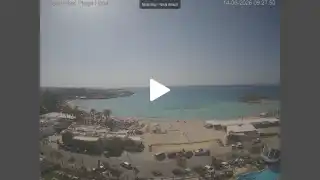 Thumbnail June 14, 2026 07:00 Ayia Napa Cyprus - Nissi Beach Panorama