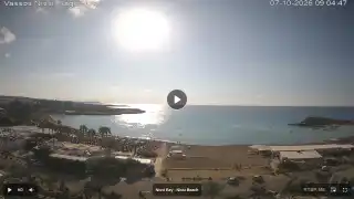 Thumbnail October 7, 2026 06:00 Ayia Napa Cyprus - Nissi Beach Panorama
