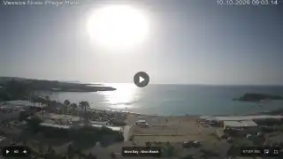 Thumbnail October 10, 2026 06:00 Ayia Napa Cyprus - Nissi Beach Panorama