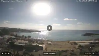 Thumbnail October 12, 2026 06:00 Ayia Napa Cyprus - Nissi Beach Panorama