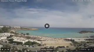 Thumbnail October 12, 2026 12:00 Ayia Napa Cyprus - Nissi Beach Panorama